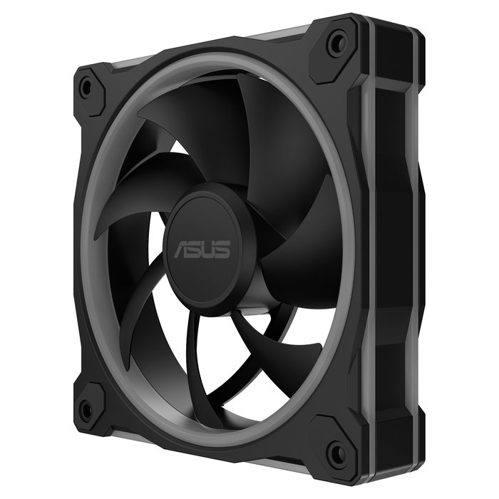 ASUS Prime MR120 ARGB Ventilador para Caja, Pack de 3, 120 mm Negro, PWM, 1600 RPM, 58 CFM, Iluminación LED RGB Multicolor, 21 dB