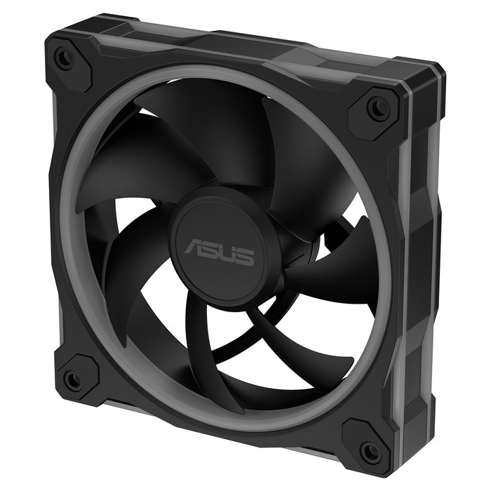 ASUS Prime MR120 ARGB Ventilador para Caja, Pack de 3, 120 mm Negro, PWM, 1600 RPM, 58 CFM, Iluminación LED RGB Multicolor, 21 dB