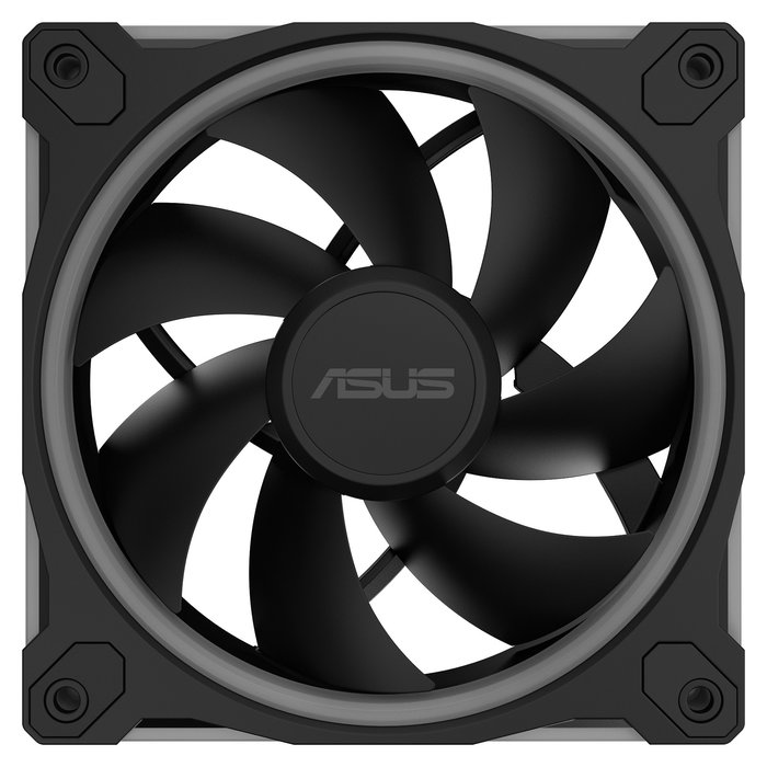 ASUS Prime MR120 ARGB Ventilador para Caja, Pack de 3, 120 mm Negro, PWM, 1600 RPM, 58 CFM, Iluminación LED RGB Multicolor, 21 dB