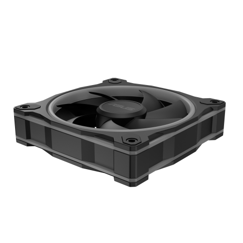 Asus MR120 Fan ARGB Black 3in1 Ventilador para Carcasa de Ordenador, 12 cm, Negro