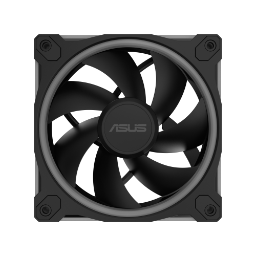Asus MR120 Fan ARGB Black 3in1 Ventilador para Carcasa de Ordenador, 12 cm, Negro