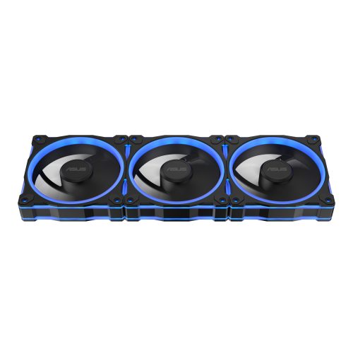 Asus MR120 Fan ARGB Black 3in1 Ventilador para Carcasa de Ordenador, 12 cm, Negro