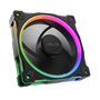 Asus MR120 Fan ARGB Black 3in1 Ventilador para Carcasa de Ordenador, 12 cm, Negro