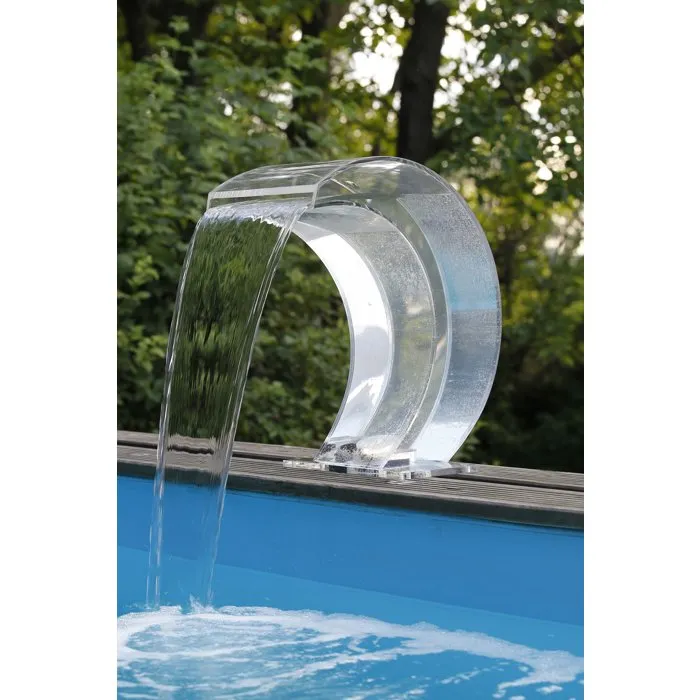 Ubbink Cascada Acrílica Mamba con 24 LED para Estanque, Dimensiones H54 x 47.5 x 30 cm - Modelo OUT7504637