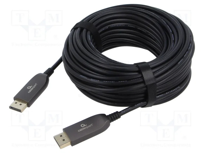 Gembird CC-DP8K-AOC-30M Cable DisplayPort Óptico Activo 8K 30 m Negro
