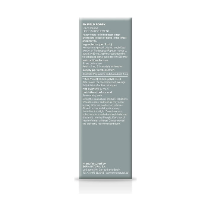 Soria Natural Extracto de Amapola XXI 50ml
