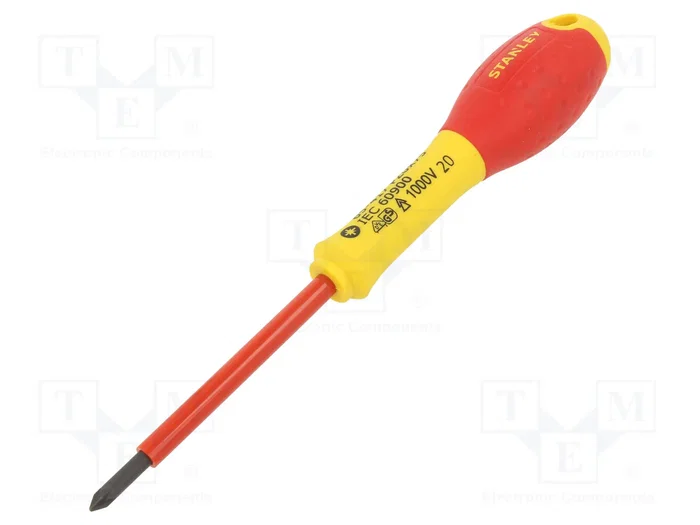 STANLEY Destornillador aislado Pozidriv® PZ0 75mm FATMAX® STANLEY Destornillador aislado Pozidriv® PZ0 75mm FATMAX®