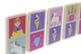 DKD Home Decor Dominó de Madera y Metal Unicornio Rosa 32 Piezas