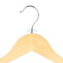 Juego de Perchas Max Home Natural Madera Acero 44,5 x 23 x 1 cm 20 Piezas (4 Unidades)