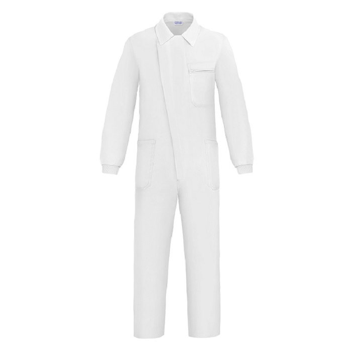 DUVER PRGM-33 Mono Mecánico de Tergal Multibolsillos Reforzado con Elástico en Cintura Color Blanco Talla 50 DUVER PRGM-33 Mono Mecánico de Tergal Multibolsillos Reforzado con Elástico en Cintura Color Blanco Talla 50