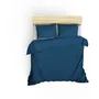 Bigbuy Home Juego de Cama con Funda Nórdica y 2 Fundas de Almohada 220x240 cm - Azul