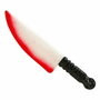 Atosa Cuchillo Falso de Decoración Halloween 41 cm con Sangre y Efecto Brillo en la Oscuridad