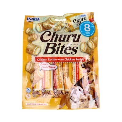 CHURU VET Dog Bites Receta De Pollo, Bolsa 8 Sticks De 12G CHURU VET Dog Bites Receta De Pollo, Bolsa 8 Sticks De 12G