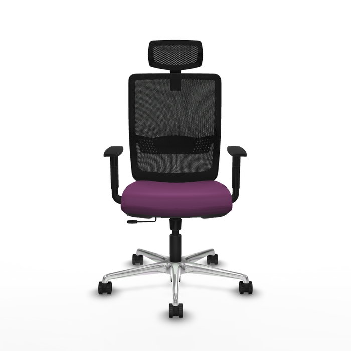 PIQUERAS Y CRESPO Silla de oficina Haches Morado/Negro PIQUERAS Y CRESPO Silla de oficina Haches Morado/Negro