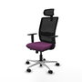 PIQUERAS Y CRESPO Silla de oficina Haches Morado/Negro