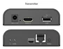 Digitus DS-55355 Extender Set HDMI KVM 4K/60Hz Negro
