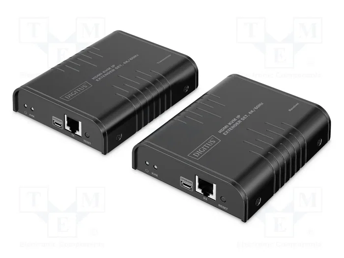 Digitus DS-55355 Extender Set HDMI KVM 4K/60Hz Negro