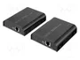 Digitus DS-55355 Extender Set HDMI KVM 4K/60Hz Negro