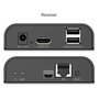 Digitus DS-55355 Extensor HDMI KVM 4K/60Hz Negro