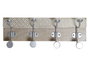 DKD Home Decor Perchero de Pared Vintage Natural Dorado Mango Metal 46 x 10 x 15 cm