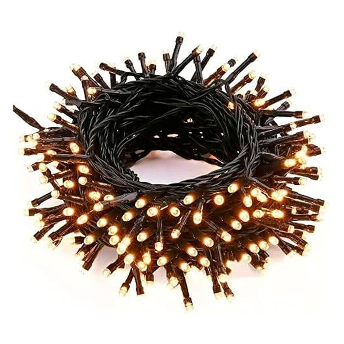 Basics Guirnalda de 2400 LEDs Blanco Cálido Cable Negro Basics Guirnalda de 2400 LEDs Blanco Cálido Cable Negro