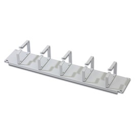 Digitus Panel de Gestión de Cables 2U Gris para Armarios de 483mm (19")