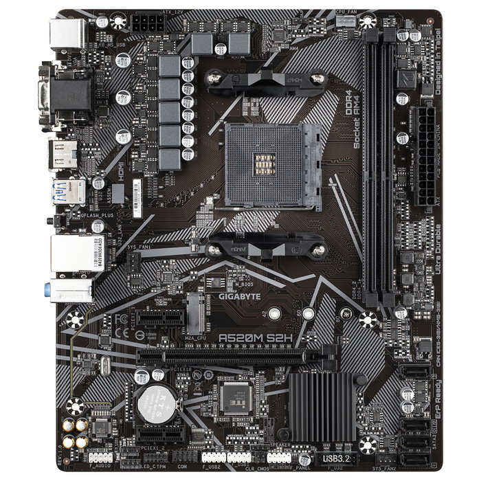 Gigabyte A520M S2H Micro ATX Socket AM4 DDR4
