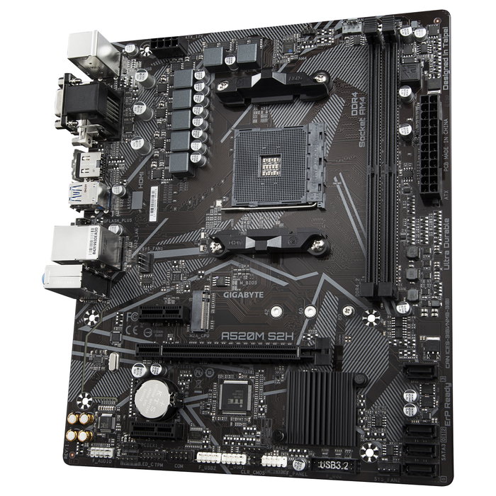 Gigabyte A520M S2H Micro ATX Socket AM4 DDR4