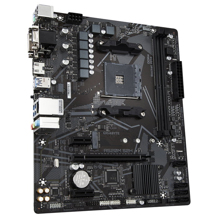 Gigabyte A520M S2H Micro ATX Socket AM4 DDR4