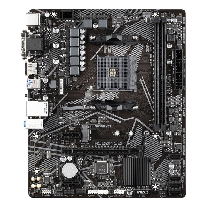Gigabyte A520M S2H Micro ATX Socket AM4 DDR4