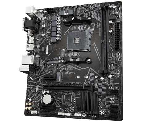 Gigabyte A520M S2H Micro ATX Socket AM4 DDR4