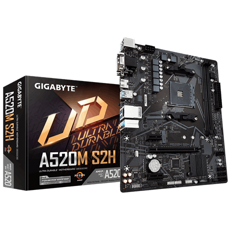 Gigabyte A520M S2H Micro ATX Socket AM4 DDR4