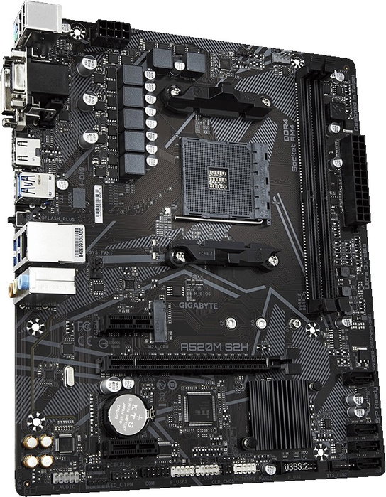 Gigabyte A520M S2H Micro ATX Socket AM4 DDR4