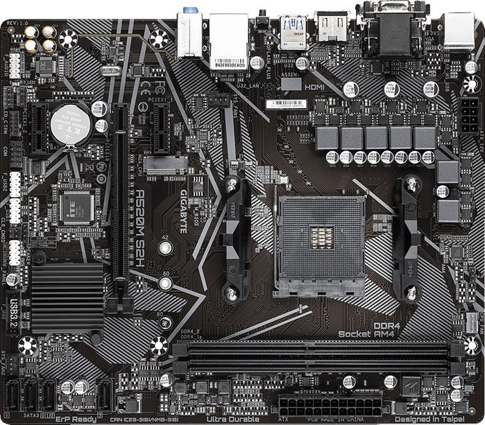 Gigabyte A520M S2H Micro ATX Socket AM4 DDR4