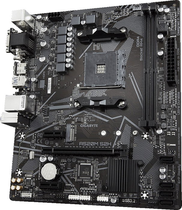 Gigabyte A520M S2H Micro ATX Socket AM4 DDR4