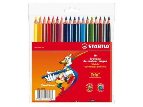 Stabilo Trio Lápices de Colores Multicolor 18 Unidades Stabilo Trio Lápices de Colores Multicolor 18 Unidades
