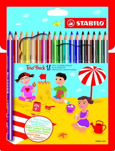Stabilo Trio Lápices de Colores Multicolor 18 Unidades Stabilo Trio Lápices de Colores Multicolor 18 Unidades
