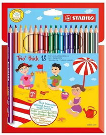 Stabilo Lápices De Colores Trio Thick C-Surtidos Estuche 18 Ud