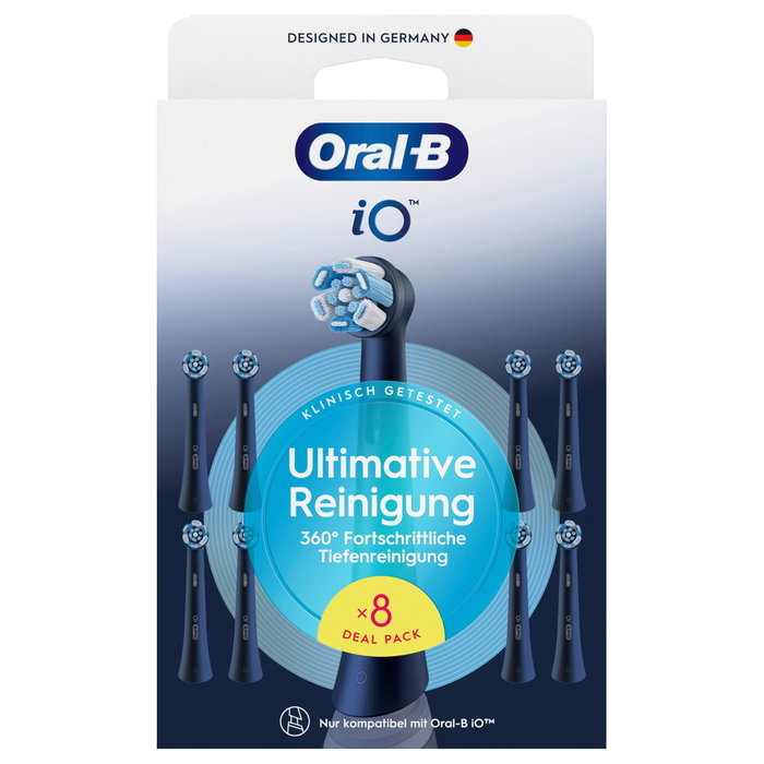Oral-B iO Ultimative Reinigung 8 unidades, Negro Oral-B iO Ultimative Reinigung 8 unidades, Negro