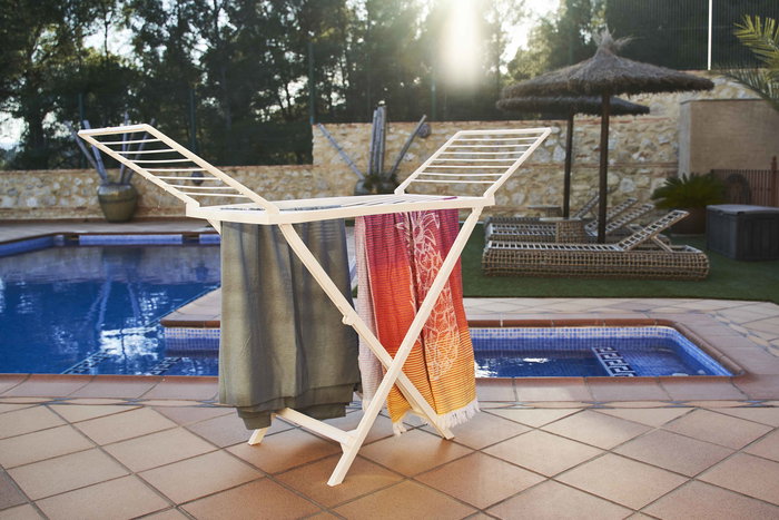 Dem Tendedero Resina Elio 20M Blanco 172x220x50.5 cm (3 Unidades)