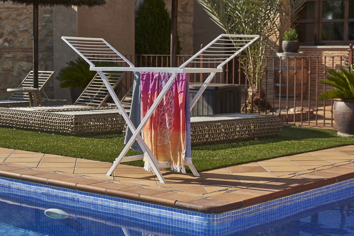 Dem Tendedero Resina Elio 20M Blanco 172x220x50.5 cm (3 Unidades)