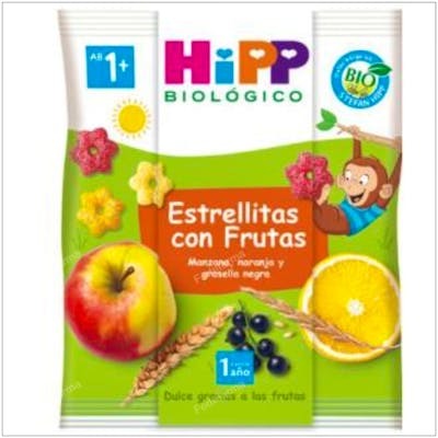 HIPP Estrellitas Con Frutas Snack 30Gr. Bio Sin Gluten HIPP Estrellitas Con Frutas Snack 30Gr. Bio Sin Gluten