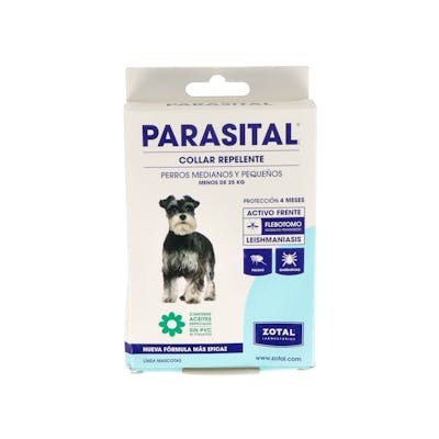 Zotal Parasital Collar Repelente para Perros Pequeños y Medianos Zotal Parasital Collar Repelente para Perros Pequeños y Medianos