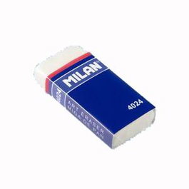Milan Goma 4024 Miga de Pan Flexible Blanca - Pack de 10 unidades