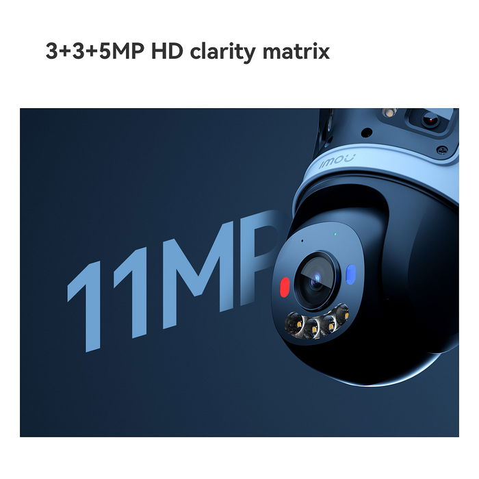 Imou Cruiser Triple Cámara de Seguridad IP Exterior 11MP, Inalámbrica/Alámbrica, 360°, Visión Nocturna 30m, H.265, Compatible con MicroSD hasta 1TB y Wi-Fi 6 Imou Cruiser Triple Cámara de Seguridad IP Exterior 11MP, Inalámbrica/Alámbrica, 360°, Visión Nocturna 30m, H.265, Compatible con MicroSD hasta 1TB y Wi-Fi 6