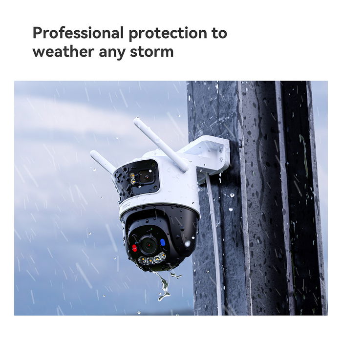 Imou Cruiser Triple Cámara de Seguridad IP Exterior 11MP, Inalámbrica/Alámbrica, 360°, Visión Nocturna 30m, H.265, Compatible con MicroSD hasta 1TB y Wi-Fi 6 Imou Cruiser Triple Cámara de Seguridad IP Exterior 11MP, Inalámbrica/Alámbrica, 360°, Visión Nocturna 30m, H.265, Compatible con MicroSD hasta 1TB y Wi-Fi 6