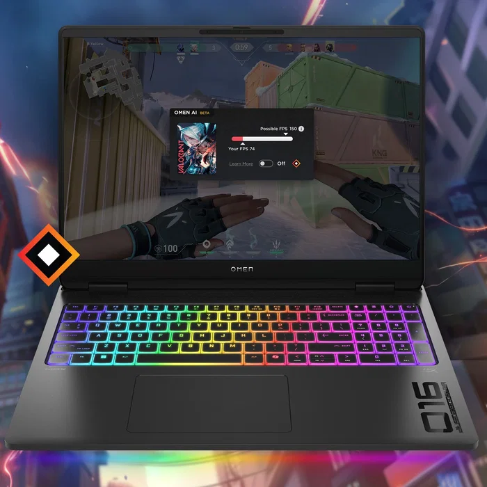 HP OMEN MAX Gaming 16-ah0038ns Intel Core Ultra 7 255HX 32 GB 1 TB SSD NVIDIA GeForce RTX 5070 Ti Negro