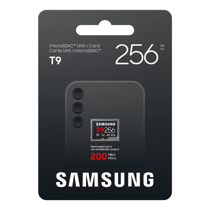 SAMSUNG T9 MicroSDXC 256 GB MB-MH256T/WW SAMSUNG T9 MicroSDXC 256 GB MB-MH256T/WW