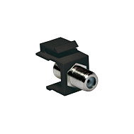 LogiLink Keystone Verbinder F-Type 75 Ohm F/F, negro