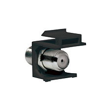 LogiLink Keystone Verbinder F-Type 75 Ohm F/F, negro